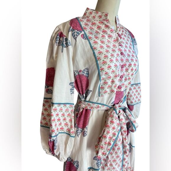 Tuckernuck Sue Sartor Exclusive Rosy Marigold Flounce Dress size medium,… - Picture 4 of 10